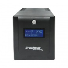 UPS 1500VA/900W cu baterii 2x9Ah si 4 prize schuko, LCD, USB, AVR Breckner Germany