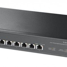 Switch TP-Link TL-SX1008, 8-Port 10G Desktop/Rackmount, Standards and Protocols: IEEE 802.3, 802.3u, 802.3ab, 802.3x, 802.1p, 802.3an, 802.3bz, Interf