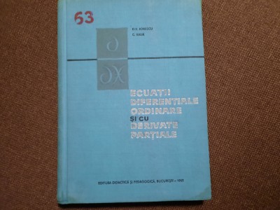 ECUATII DIFERENTIALE SI INTEGRALE - D.V. IONESCU RF13/0 foto