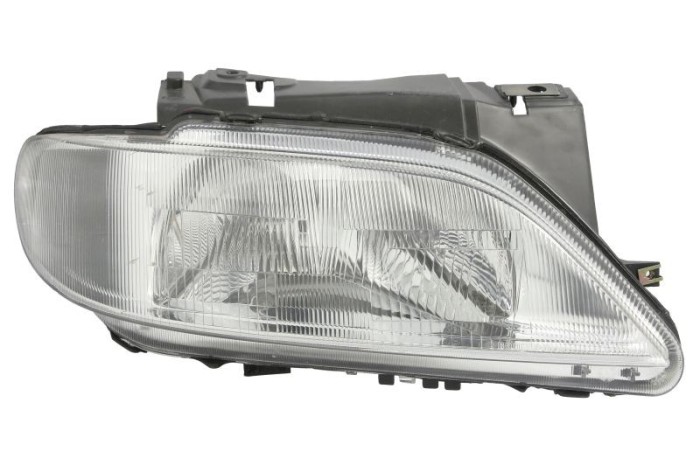 Far Citroen Xsara 07.1997-09.2000 TYC partea Dreapta, tip bec H4, reglaj electric