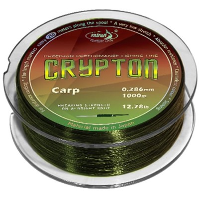 Fir Monofilament KATRAN Crypton Carp, Camo, 750m, 0.405mm, 11.00kg foto