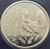 10 pence 2023 Marea Britanie, Capercaillie, Charles al-III-lea, Tudor crown privy mark, Brilliant uncirculated, Coincard, km#2438, Europa