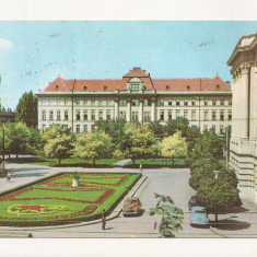 CA16 -Carte Postala- Timisoara, Institutul de medicina, circulata 1963