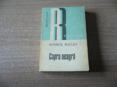 Emanoil Bucuta - Capra neagra foto