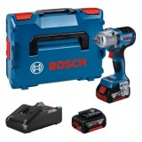 Bosch GDS 18V-450 PC Surubelnita cu impact cu acumulator 800 Nm + 2xacumulator ProCORE18V 4.0Ah + incarcator GAL 18V-40 + L-BOXX - 4059952568133