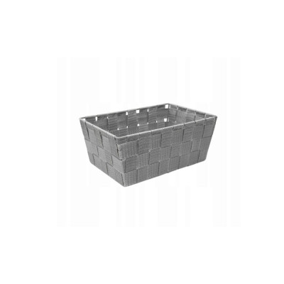 Cos organizator pentru cosmetice, gri, 25x15x10 cm, Sepio foto