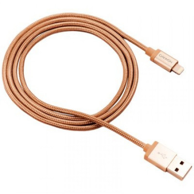 Cablu Canyon CNS-MFIC3GO USB lightning gold foto