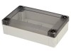 FIBOX Carcasa universala Policarbonat IP67 IK08 PC 100/35 LT Gri Transparent Fumuriu 80x130x35mm