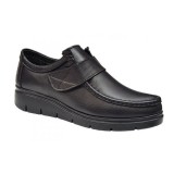 Pantofi dama casual din piele naturala negru box SCAI GKR33N
