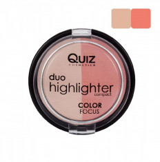 Fard Obraz Pudra Iluminatoare Duo Highlighter Color Focus Quiz 050 foto