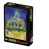 Puzzle 1000 piese Vincent Van Gogh - The church of Auvers