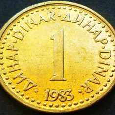 Moneda 1 DINAR - RSF YUGOSLAVIA, anul 1983 *cod 2025 = A.UNC