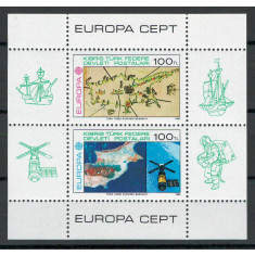 Cipru Turcia 1983 127/28 bl 4 MNH - Europa - Marile opere ale geniului uman
