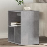 Gossi masa laterala, 2 buc., gri beton, 50x30x50 cm, pal