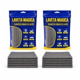 Cumpara ieftin Set 10 lavete magice din microfibră DEPOX&reg;, 38 &times; 29 cm, gri