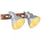 vidaXL Lampă de perete industrială, argintiu, 45 x 25 cm, E27 320503