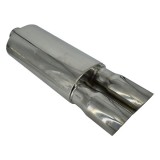 Toba finala inox dubla cu silencer cod SHUN02, Universal