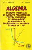 N. I. Nedita, I. M. Radoi - Algebra. Exercitii, probleme si subiecte
