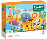 Puzzle - Minunatele animalute din Africa ( 60 piese), Dodo