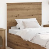 Cumpara ieftin Tablie cap cu headboard Stejar Artizanal 90 cm Lemn compozit