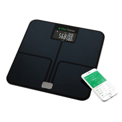 Cantar Smart ETA Vital Trainer 7780 90000, 180 Kg, Bluetooth, Sticla securizata foto