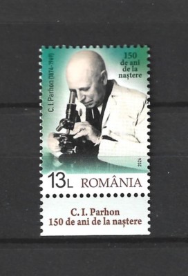 ROMANIA 2024 - C.I.PARHON, 150 ANI DE LA NASTERE, MNH - LP 2490 foto