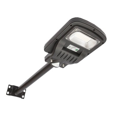 Lampa solara LED iluminat stradal 50W, 6500K, IP65 cu panou solar si prindere pe stalp Breckner Germany foto
