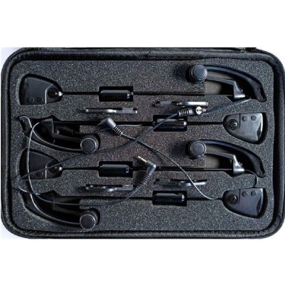 KIT 4 SWINGERE EXTRA CARP ILLUMINATED BLACK 7 LED MULTICOLOR foto