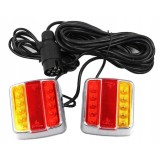 Set 2 lampi LED spate remorca cu Magnet, 7 Pini, Multicolor ZM.305