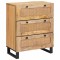 Bufet 2 buc. 60 x 33 x 75 cm Lemn de mango solid Maro - 2