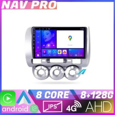 Navigatie Honda Fit Jazz 2004 2008 EDOTEC-LITE Android radio gps internet Octa core 8 128 Carplay CarStore Technology foto