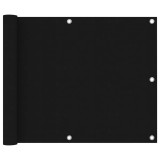 Cumpara ieftin Prelata balcon, negru, 75x300 cm, tesatura oxford