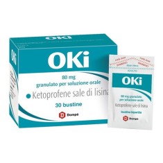 Oki ketoprofen antiinflamator 80 mg, 30 plicuri Italia foto