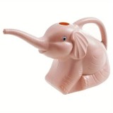 Stropitoare pentru Copii, in forma de Elefant, 1500 mL, pentru Udat Plante, 19.5x17x11.8 cm, Roz