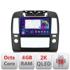 Navigatie Nissan Navara Pathfinder 2005-2010 C-nav5 Android Octa Core Ecran 2K QLED GPS 4G 4+32GB 360 KIT-nav5+EDT-E409-2K CarStore Technology