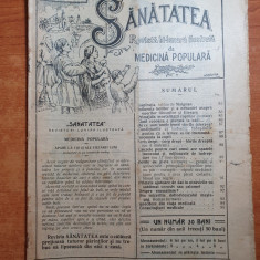 revista sanatatea 15 mai 1910-revista de medicina populara