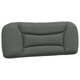 Cumpara ieftin Perna pentru tablie de pat, Hvar, gri inchis, 100 cm, material textil