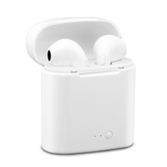 Casti wireless TWS Lite Bluetooth 5.0 Dock incarcare Bulk Alb foto