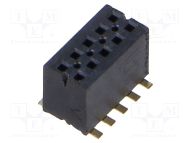 Conector şiruri pini tată 10 PIN 1,27mm aurit SMT SAMTEC