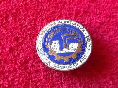 Insigna - Fruntas in Initiativa Proprietar Gospodar Producator foto