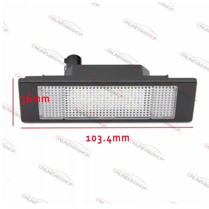 Set lampi LED numar BMW seria 1 E87, E63,E81,E64,Z4, F20,F12, F13, F06