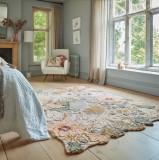 Cumpara ieftin Covor Daphne Shaped Floral Roz 200x290 cm, Flair Rugs