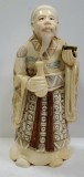 Statueta din fildes, sculptata manual, Japonia, cca. 1920