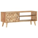 Cumpara ieftin Dulap TV, 100 x 35 x 40 cm, lemn masiv de acacia