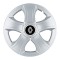 Set 4 Capace Roti 16 inchi (R16) Bis Gri, Compatibile Cu Renault Nou