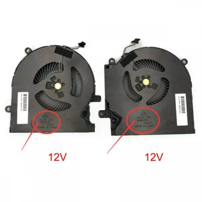 Set coolere Laptop, HP, Omen 15-EK, 15-EN, TPN-Q236, TPN-Q238, M04215-001, M04216-001, ND8CC02-19J22, ND8CC02-19J23, 12V, 0.5A foto