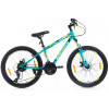 Bicicleta Splendor Clif, 24 inch, echiparea cu piese Shimano, Albastru