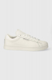 Tommy Jeans sneakers din piele TJM LEATHER LOW CUPSOLE culoarea alb, EM0EM01374