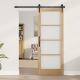 VidaXL ușă Interioară cu Sticlă &quot;ORKDAL&quot; 78x202x4 cm Lemn Solid Pin