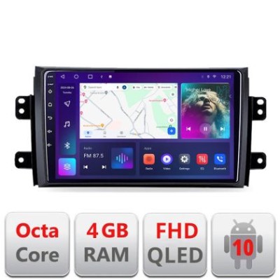 Navigatie Suzuki SX4 2006-2013 B-124 Android Ecran QLED octa core 4+64 carplay android auto KIT-124+EDT-E309V3 CarStore Technology foto